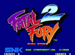 Fatal Fury 2 Title Screen